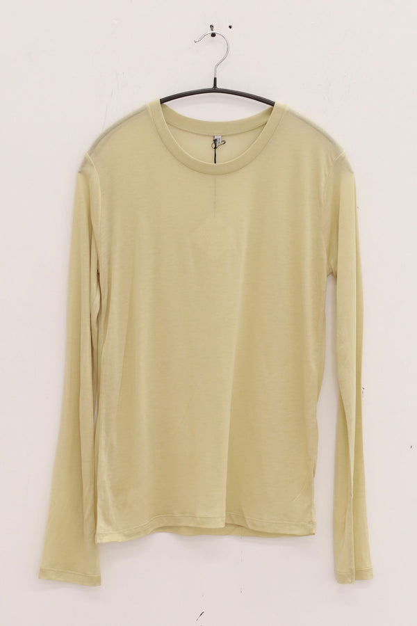 BASERANGE Classic Bamboo Fiber and Cotton Long Sleeve T-Shirt Collection Crew Neck Base Shirt French BAS-TTLS-BL-AU25-PIER GREEN (TOLS-BL-000 TTLS)